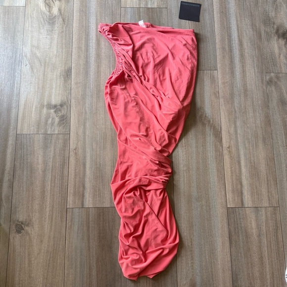 NWT Norma Kamali Diana mini dress pink size large - Picture 2 of 7